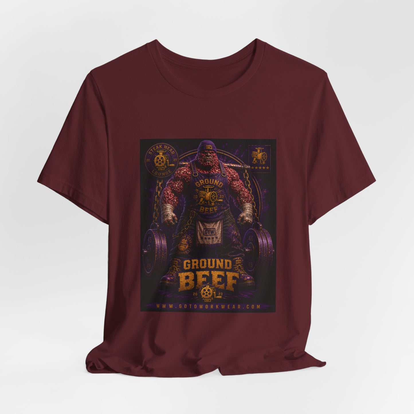 Ground Beef "Grinder Built Gains" - Graphic Tee