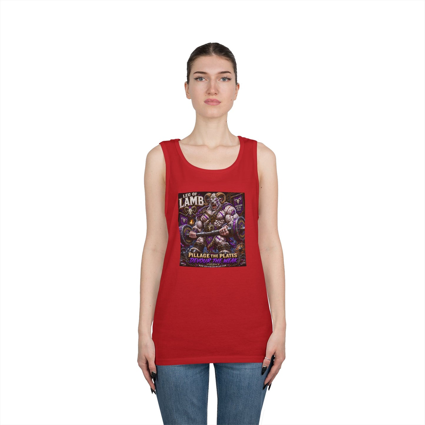 Leg of Lamb "Pillage the Plates - Devour the Weak" - Tank Top