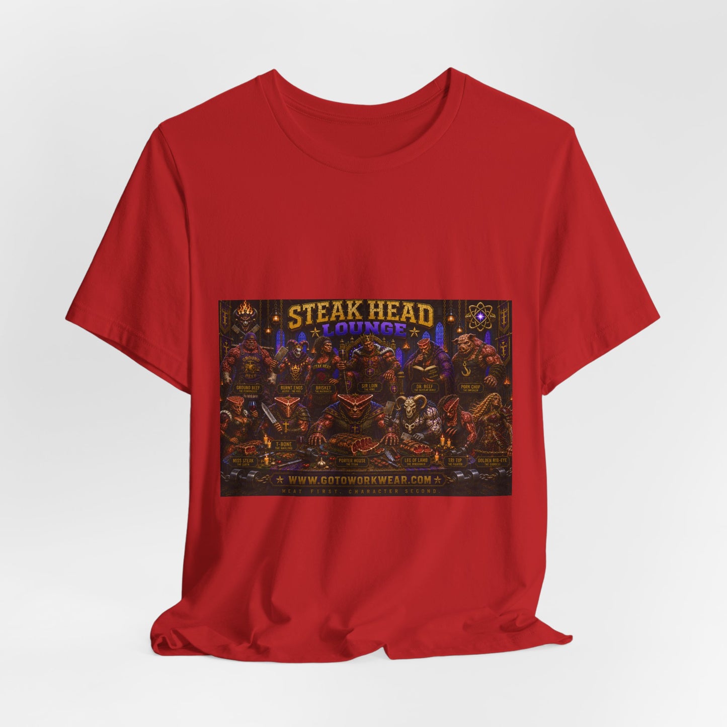 Steak Head Lounge ALL - "The strongest thing in the gym is not muscle—  It is the decision to return tomorrow." - Graphic Tee
