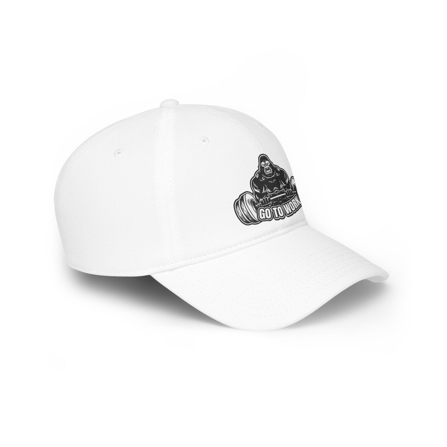 Motivational Gym Cap | Fitness Lover's Gift, Workout Hat, Sports Apparel, Casual Style, Gorilla Graphic Design