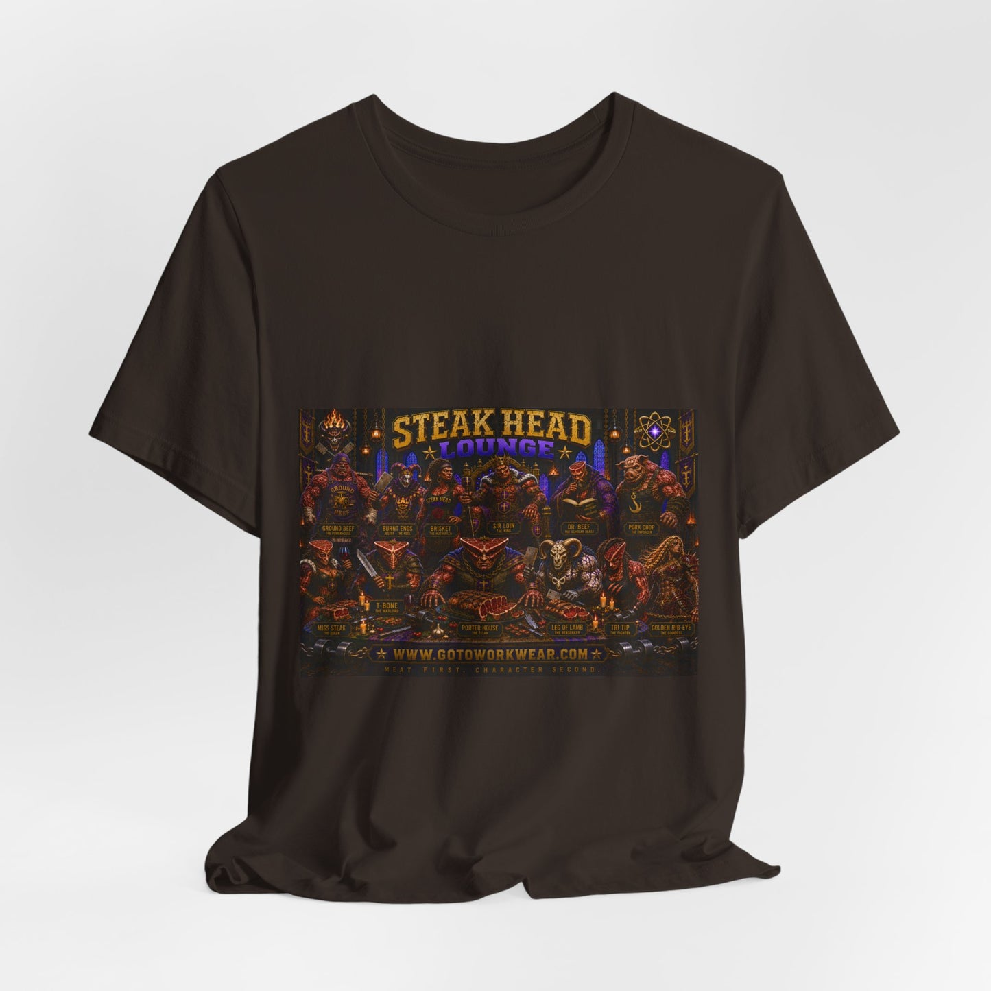 Steak Head Lounge ALL - "The strongest thing in the gym is not muscle—  It is the decision to return tomorrow." - Graphic Tee