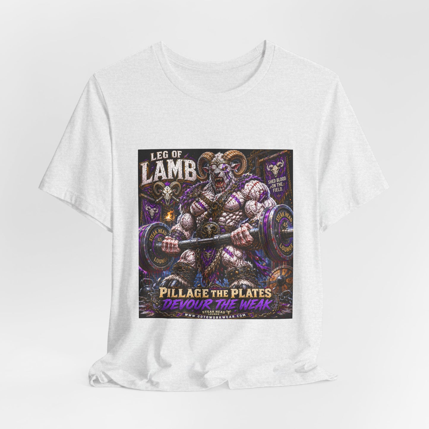 Leg of Lamb "Pillage the Plates, Devour the Weak" - Graphic Shirt Tee