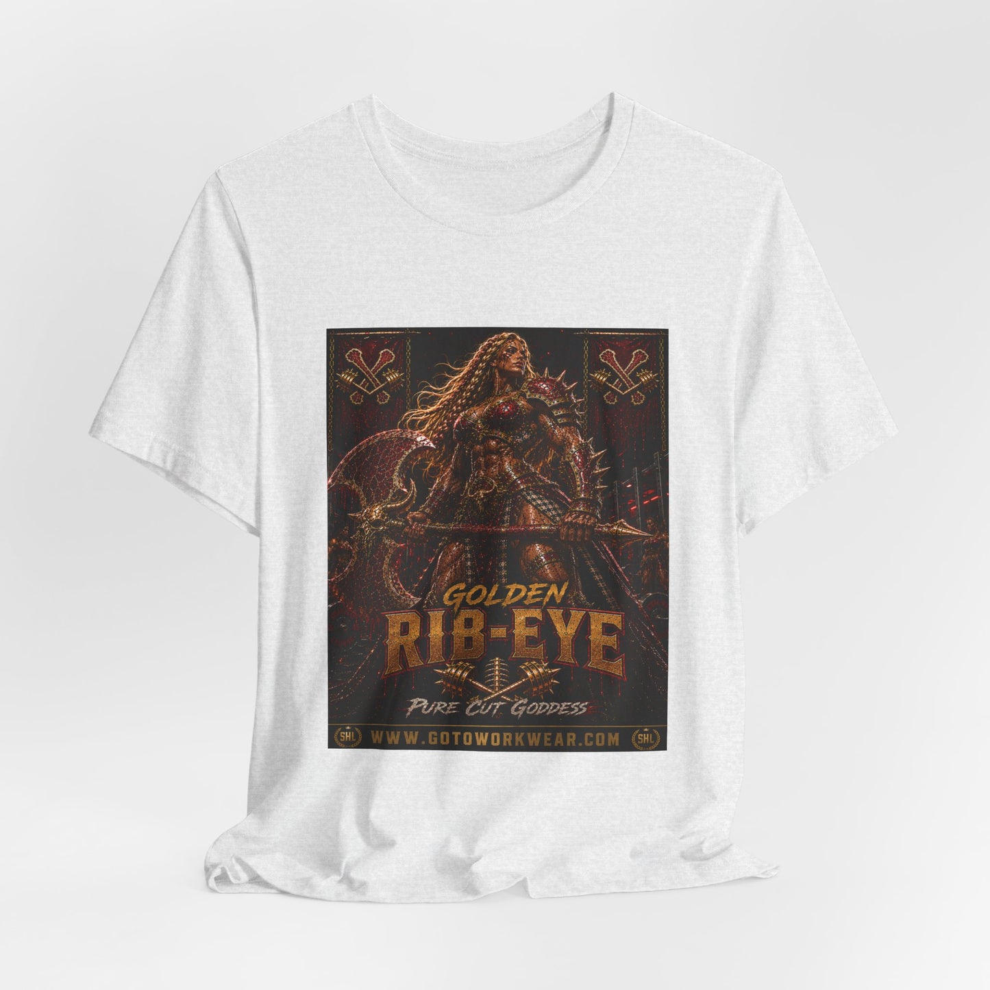 Golden Rib-Eye "Pure Cut Goddess" - Graphic Tee