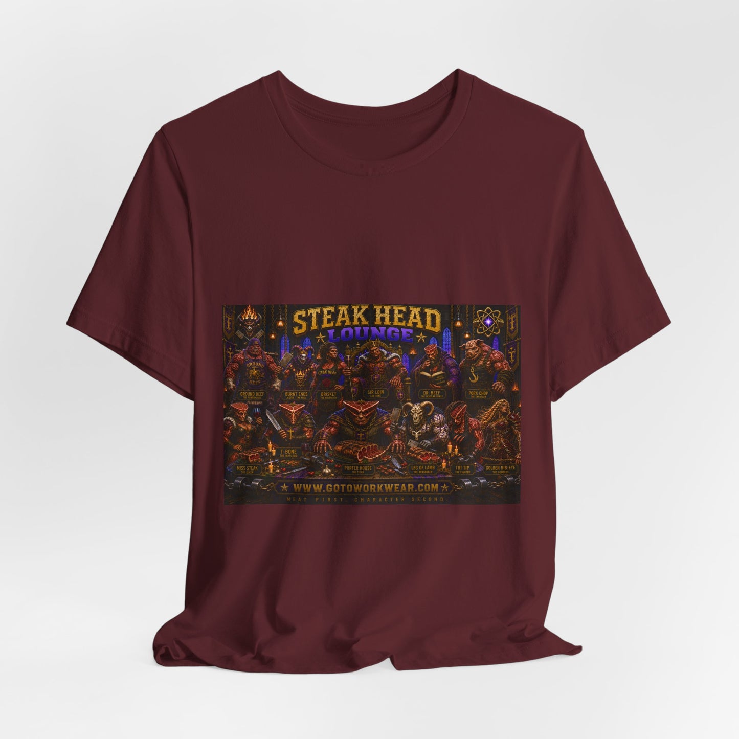 Steak Head Lounge ALL - "The strongest thing in the gym is not muscle—  It is the decision to return tomorrow." - Graphic Tee