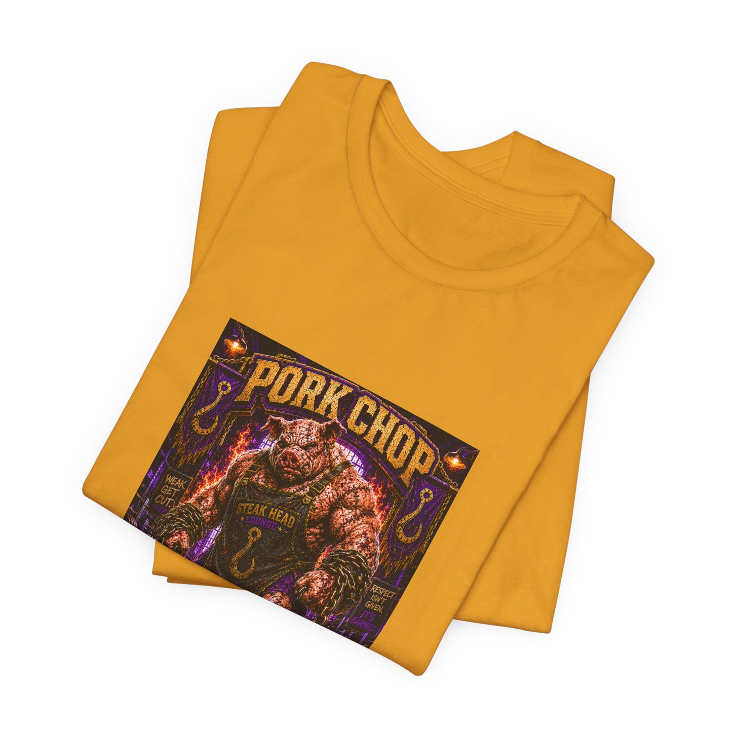 Pork Chop "Some Lessons Come in Pounds" - Graphic Tee