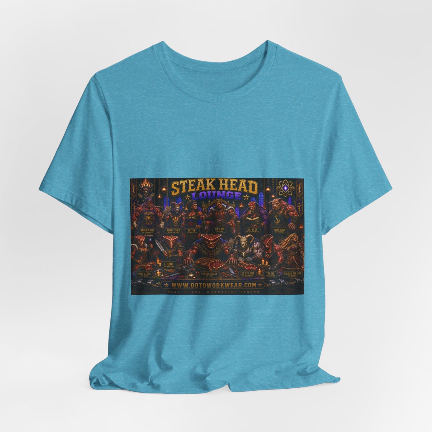 Steak Head Lounge ALL - "The strongest thing in the gym is not muscle—  It is the decision to return tomorrow." - Graphic Tee