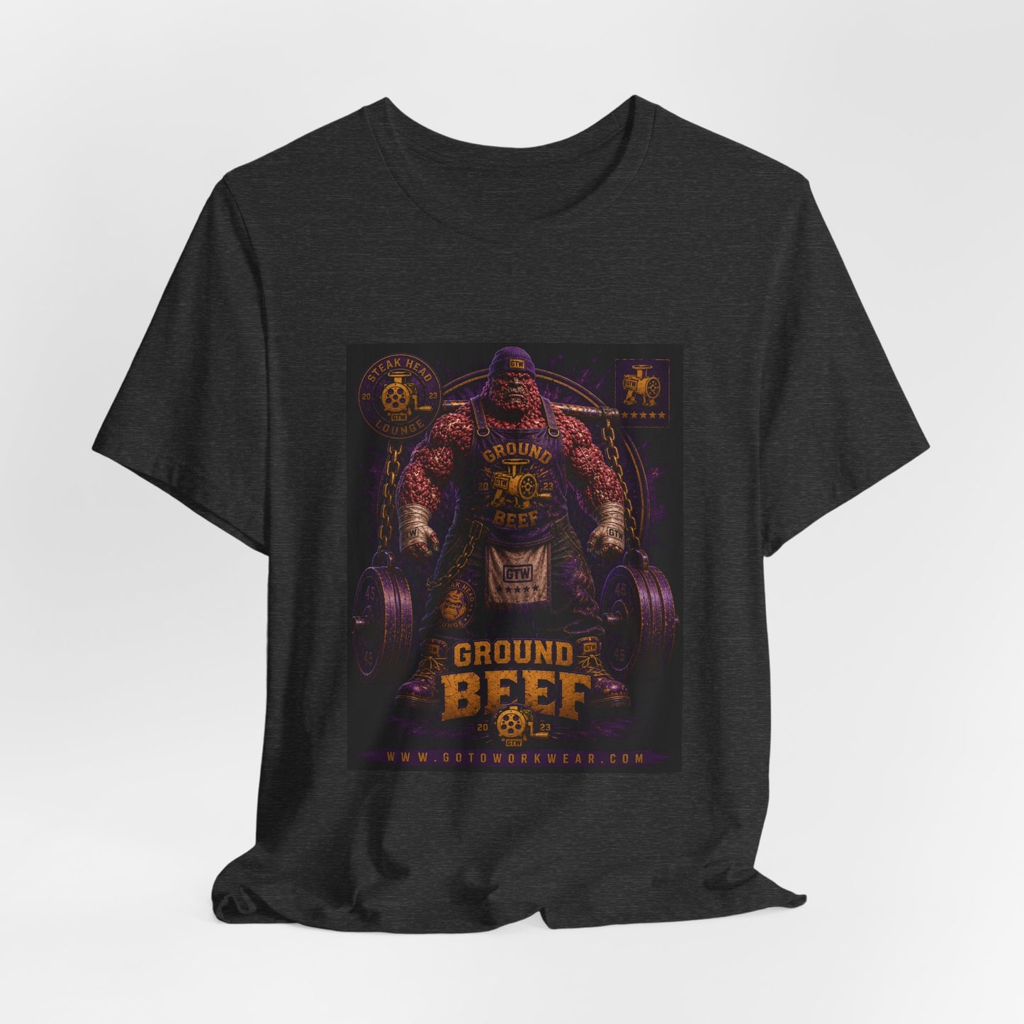 Ground Beef "Grinder Built Gains" - Graphic Tee