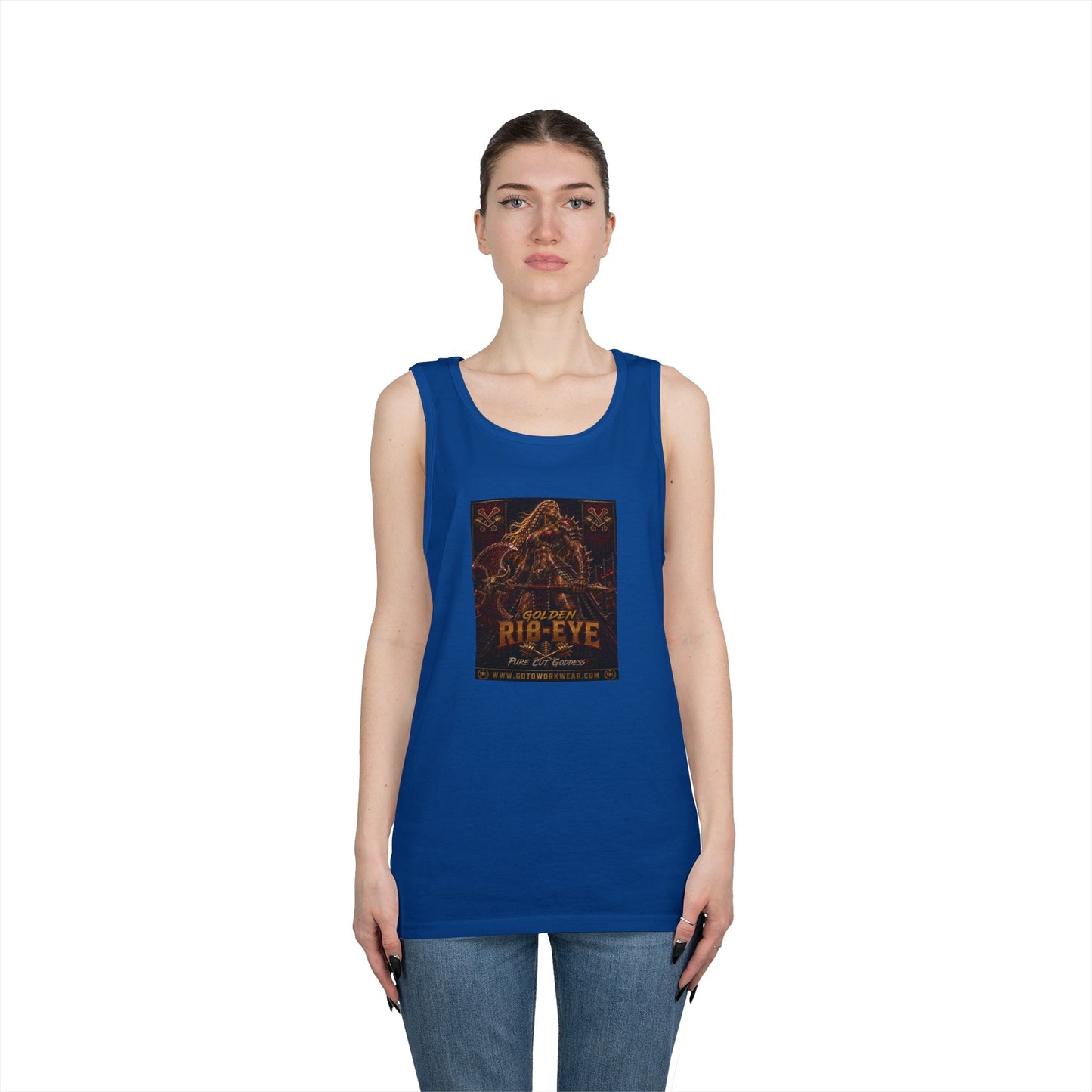 GOLDEN RIB-EYE “Pure Cut Goddess” - Tank Top