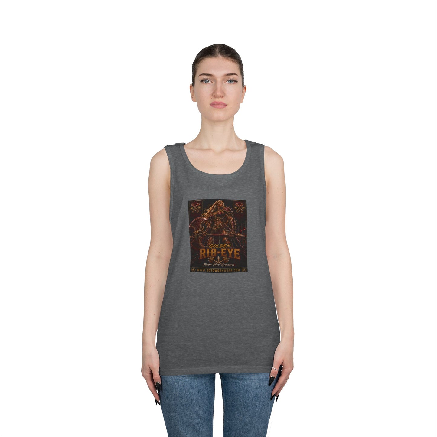 GOLDEN RIB-EYE “Pure Cut Goddess” - Tank Top