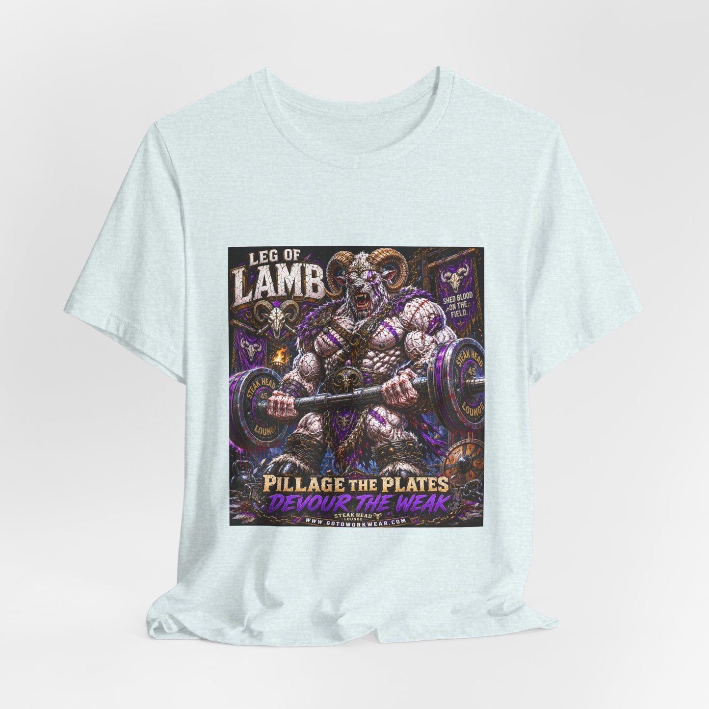 Leg of Lamb "Pillage the Plates, Devour the Weak" - Graphic Shirt Tee