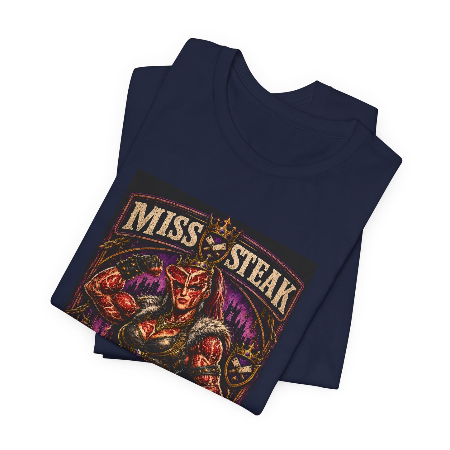 Miss Steak “Cut Different. Pressure Creates Diamonds. Work Creates Queens.”- Graphic Tee