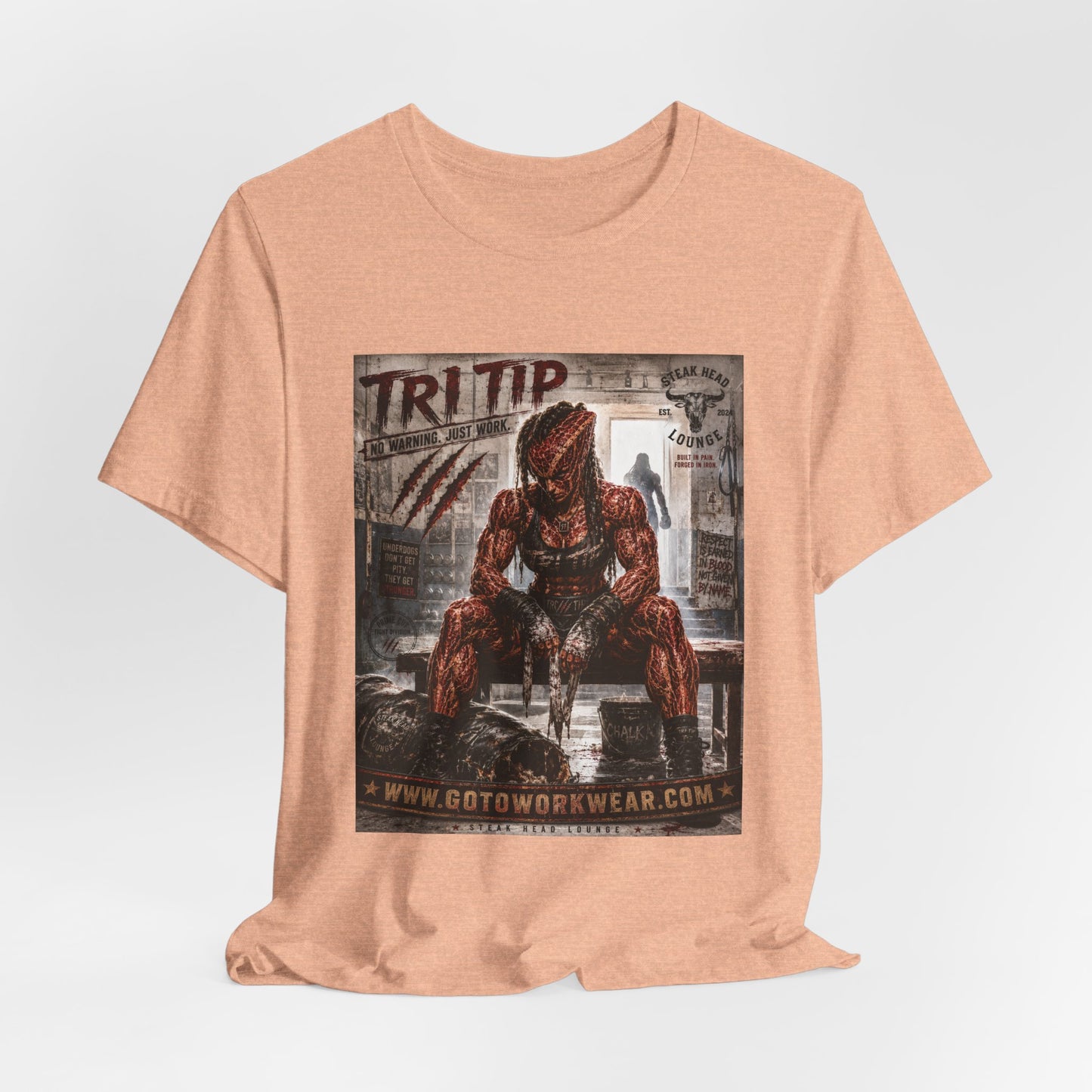 TRI TIP "No Warning. Just Work" - Graphic Tee