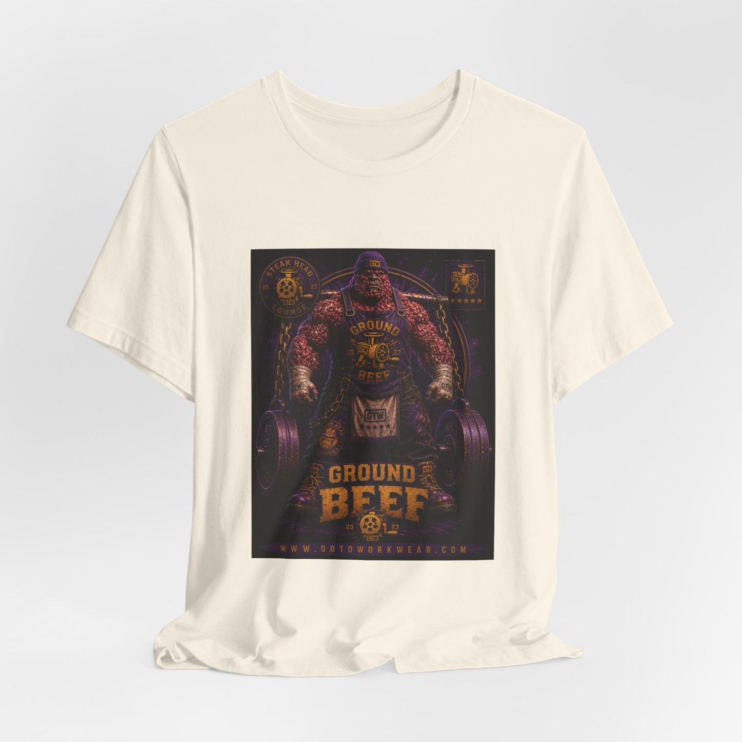 Ground Beef "Grinder Built Gains" - Graphic Tee