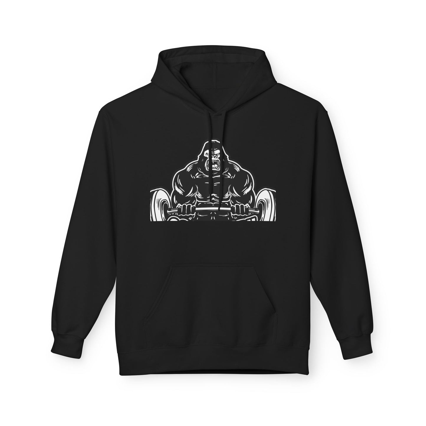 Muscle Tee Hoodie - Unisex Fleece, Gym Wear, Fitness Sweatshirt, Stylish Hoodie, Gift for Gym Lovers