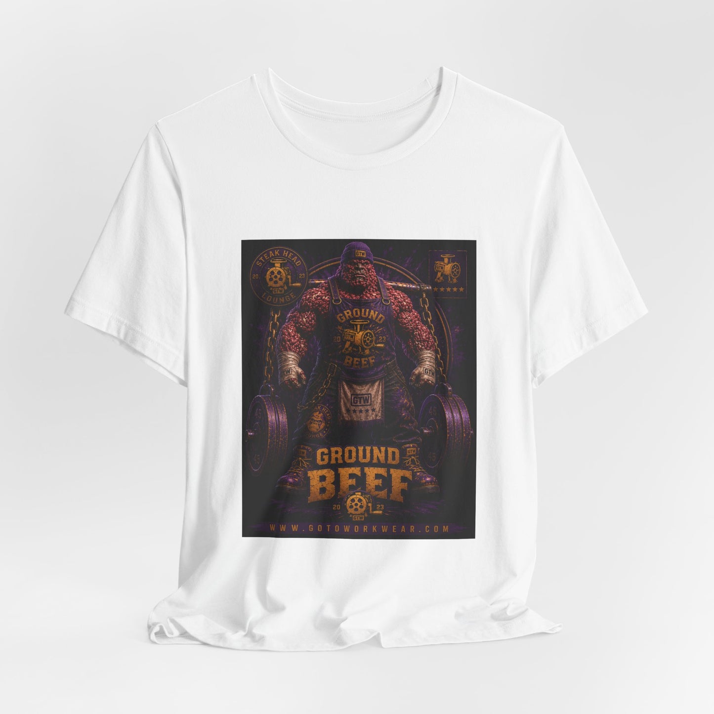 Ground Beef "Grinder Built Gains" - Graphic Tee