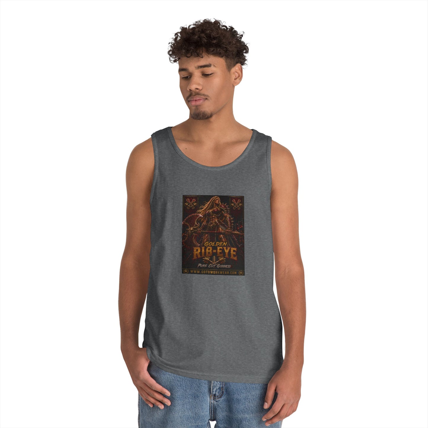 GOLDEN RIB-EYE “Pure Cut Goddess” - Tank Top