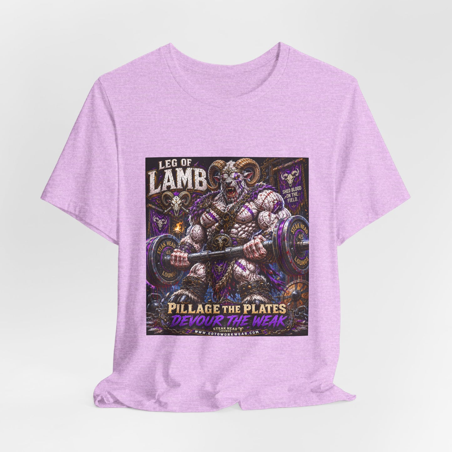 Leg of Lamb "Pillage the Plates, Devour the Weak" - Graphic Shirt Tee