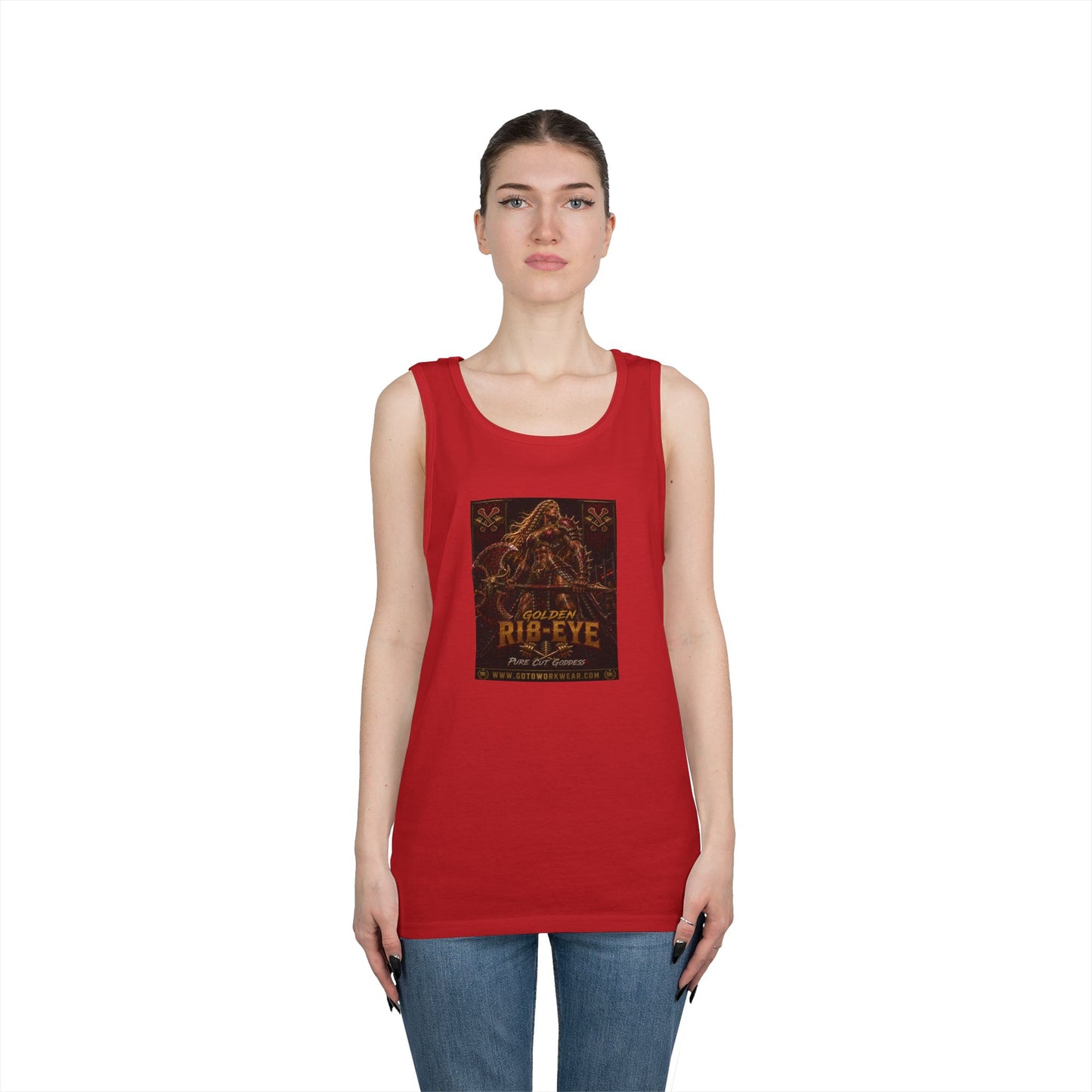 GOLDEN RIB-EYE “Pure Cut Goddess” - Tank Top