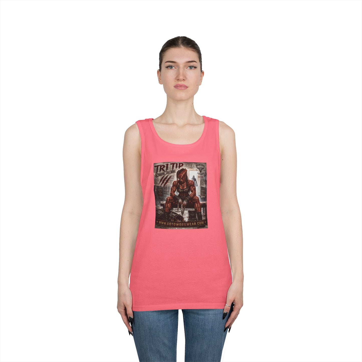 Tri Tip "No Warning. Just Work" - Tank Top