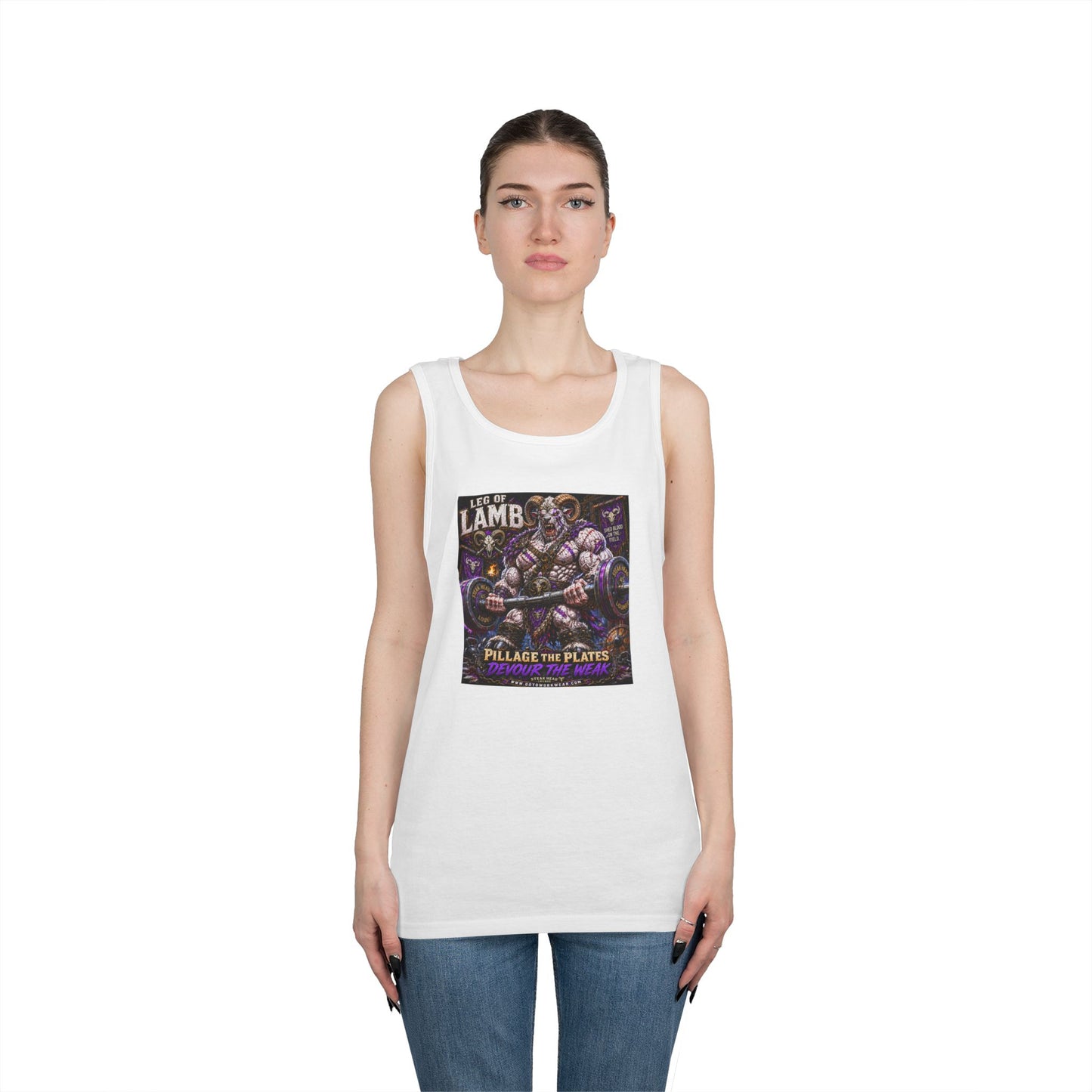Leg of Lamb "Pillage the Plates - Devour the Weak" - Tank Top