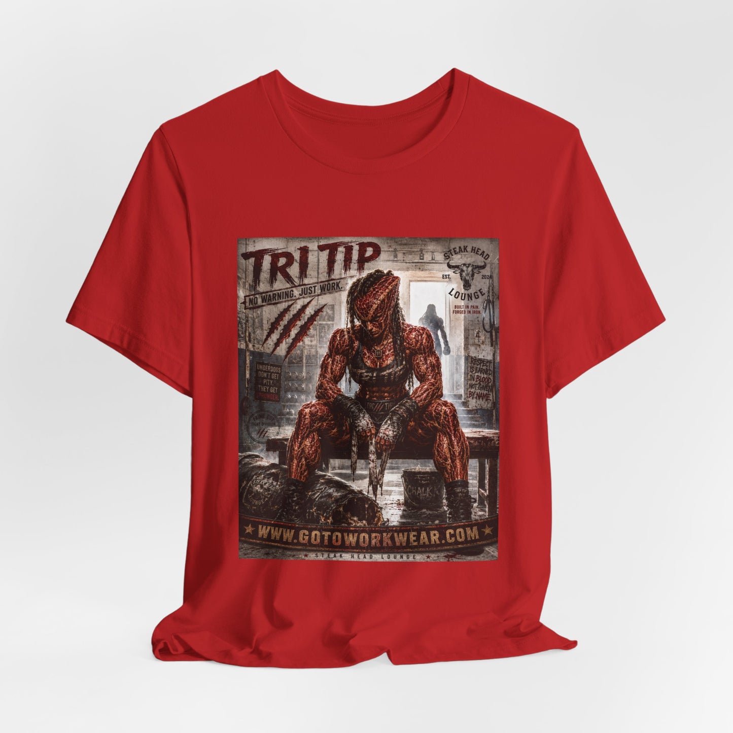 TRI TIP "No Warning. Just Work" - Graphic Tee