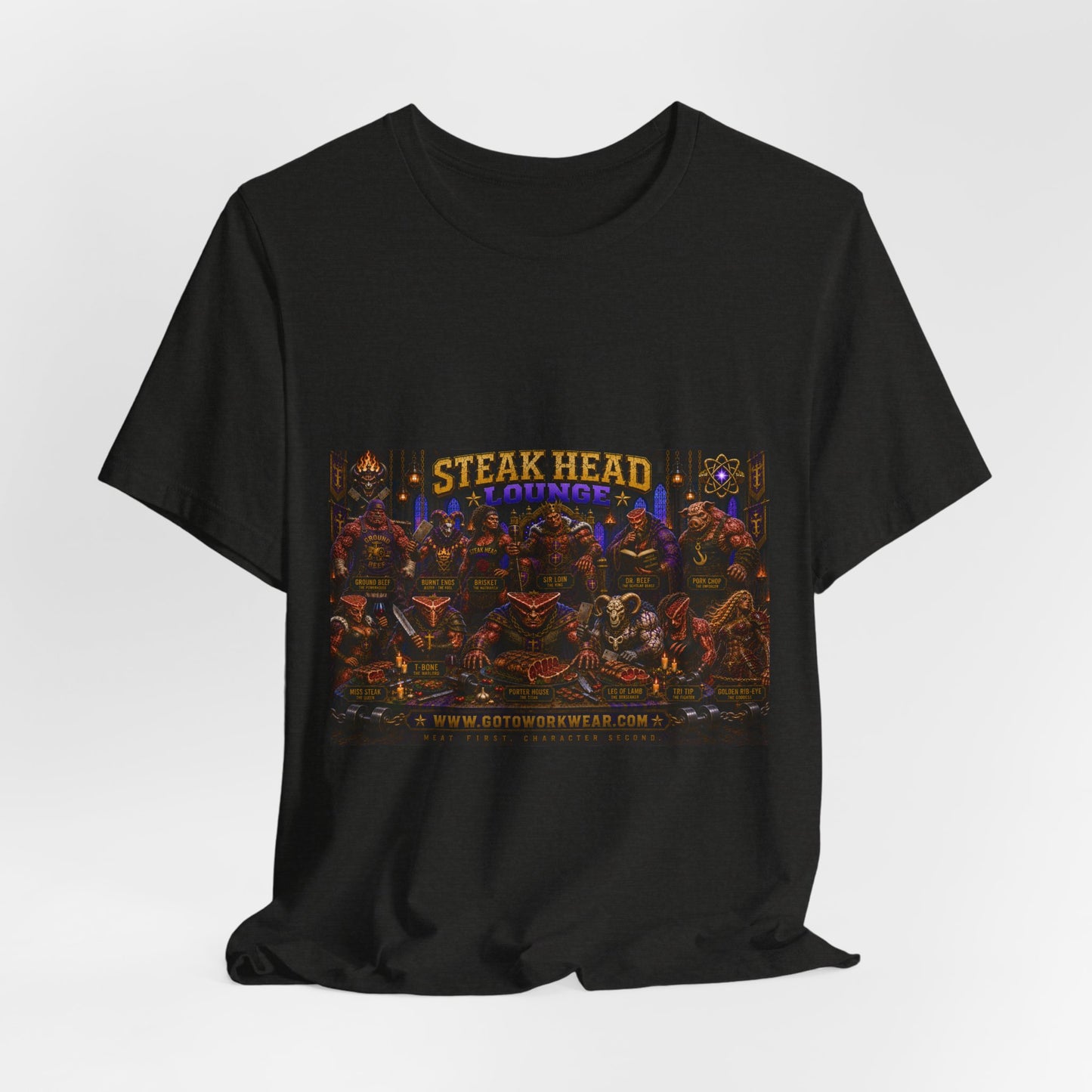 Steak Head Lounge ALL - "The strongest thing in the gym is not muscle—  It is the decision to return tomorrow." - Graphic Tee