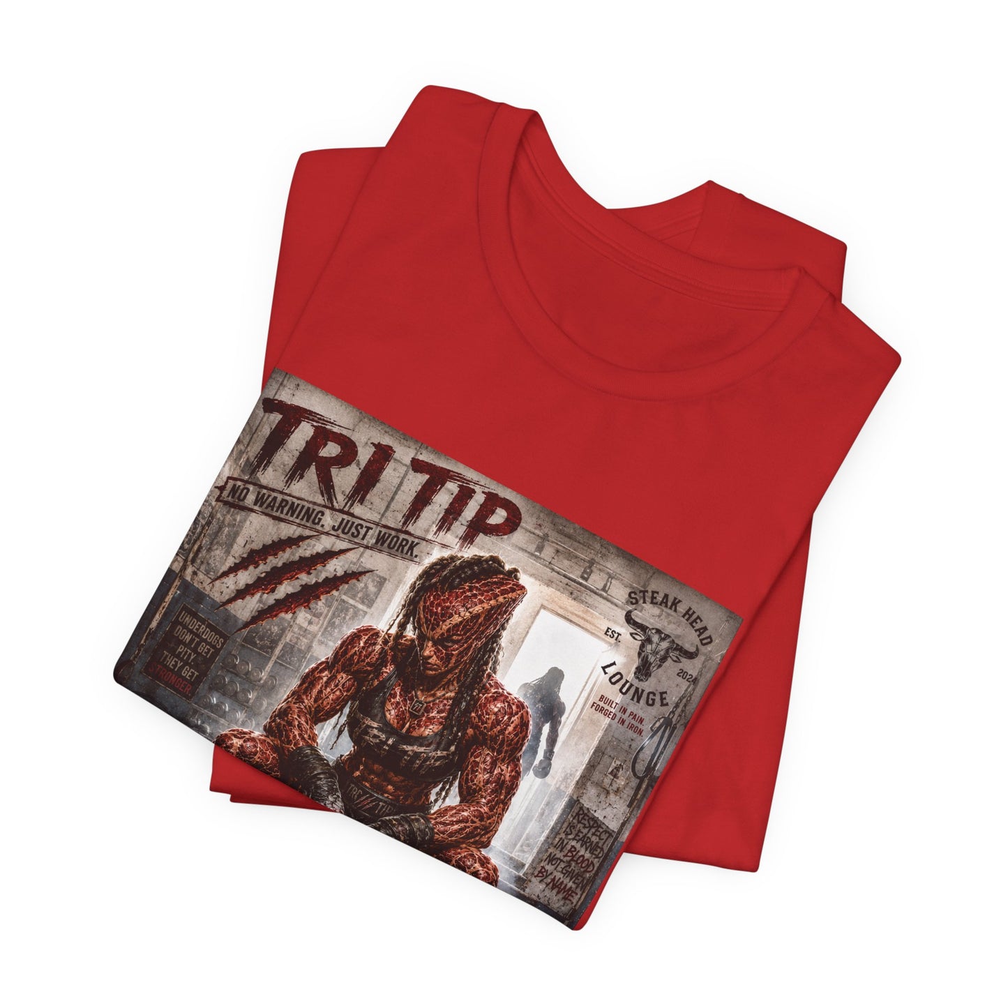 TRI TIP "No Warning. Just Work" - Graphic Tee