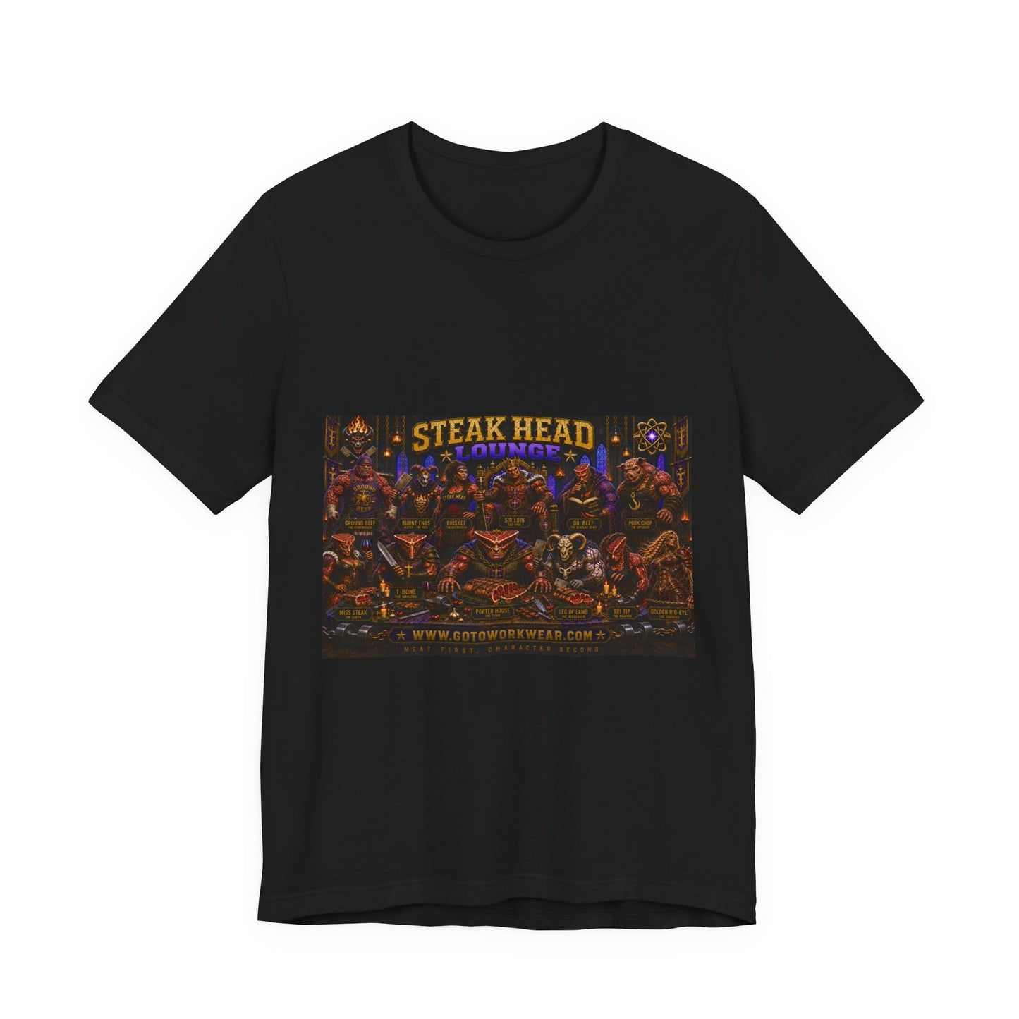 Steak Head Lounge ALL - "The strongest thing in the gym is not muscle—  It is the decision to return tomorrow." - Graphic Tee