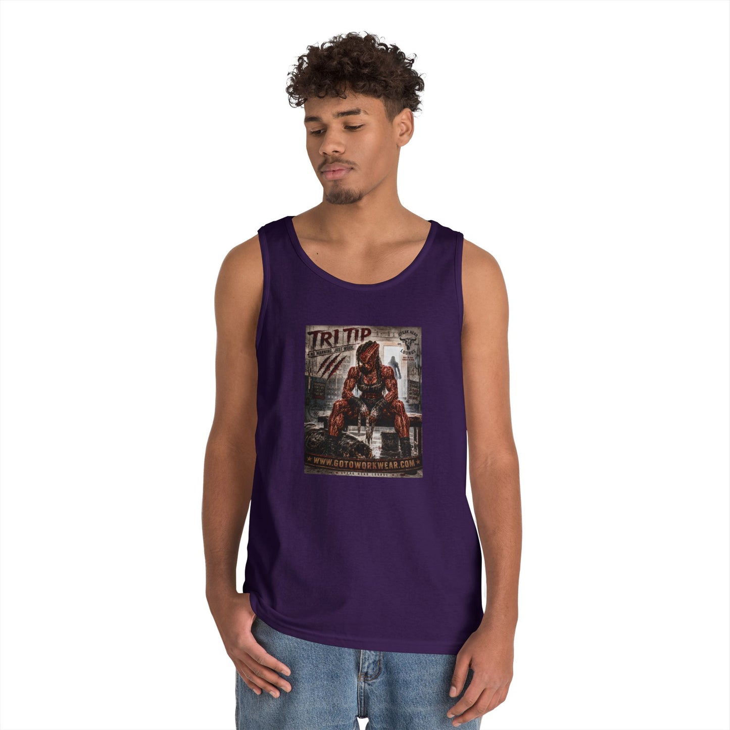Tri Tip "No Warning. Just Work" - Tank Top