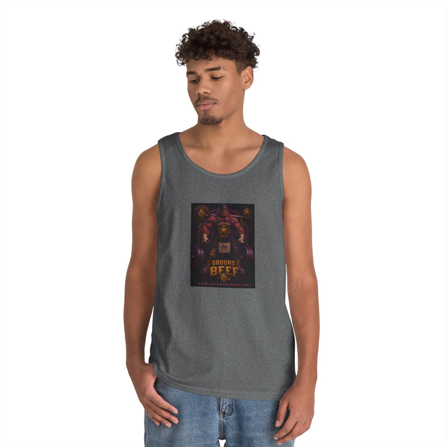 Ground Beef "Grinder Built Gains" - Tank Top