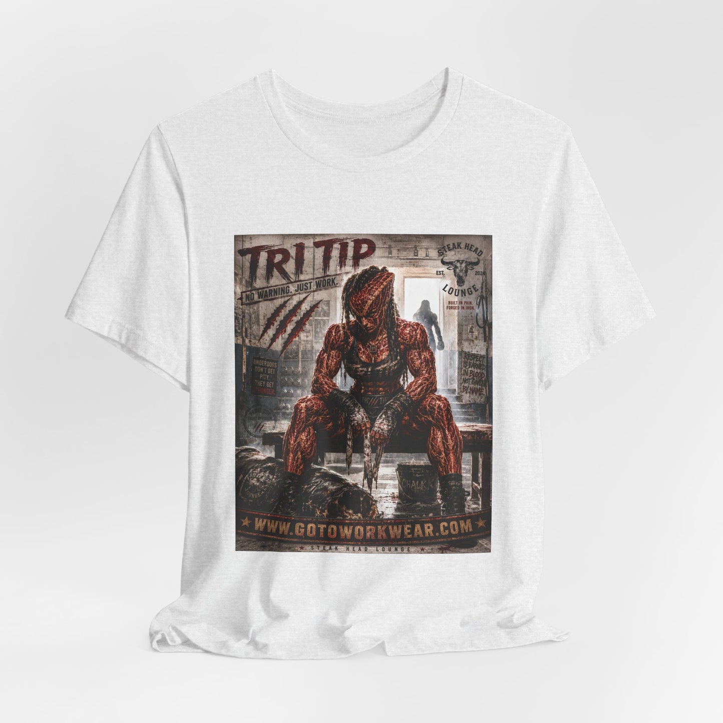 TRI TIP "No Warning. Just Work" - Graphic Tee