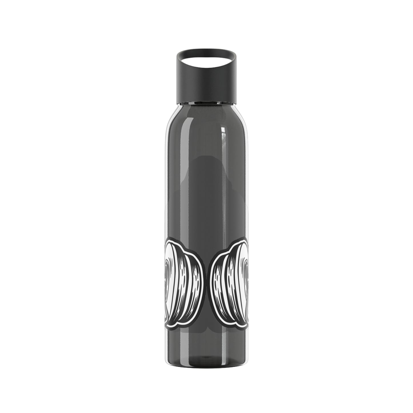 Fitness Water Bottle, Motivational Gym Bottle, Sports Hydration Flask, Workout Gift, Exercise Gear, Red Gorilla Design