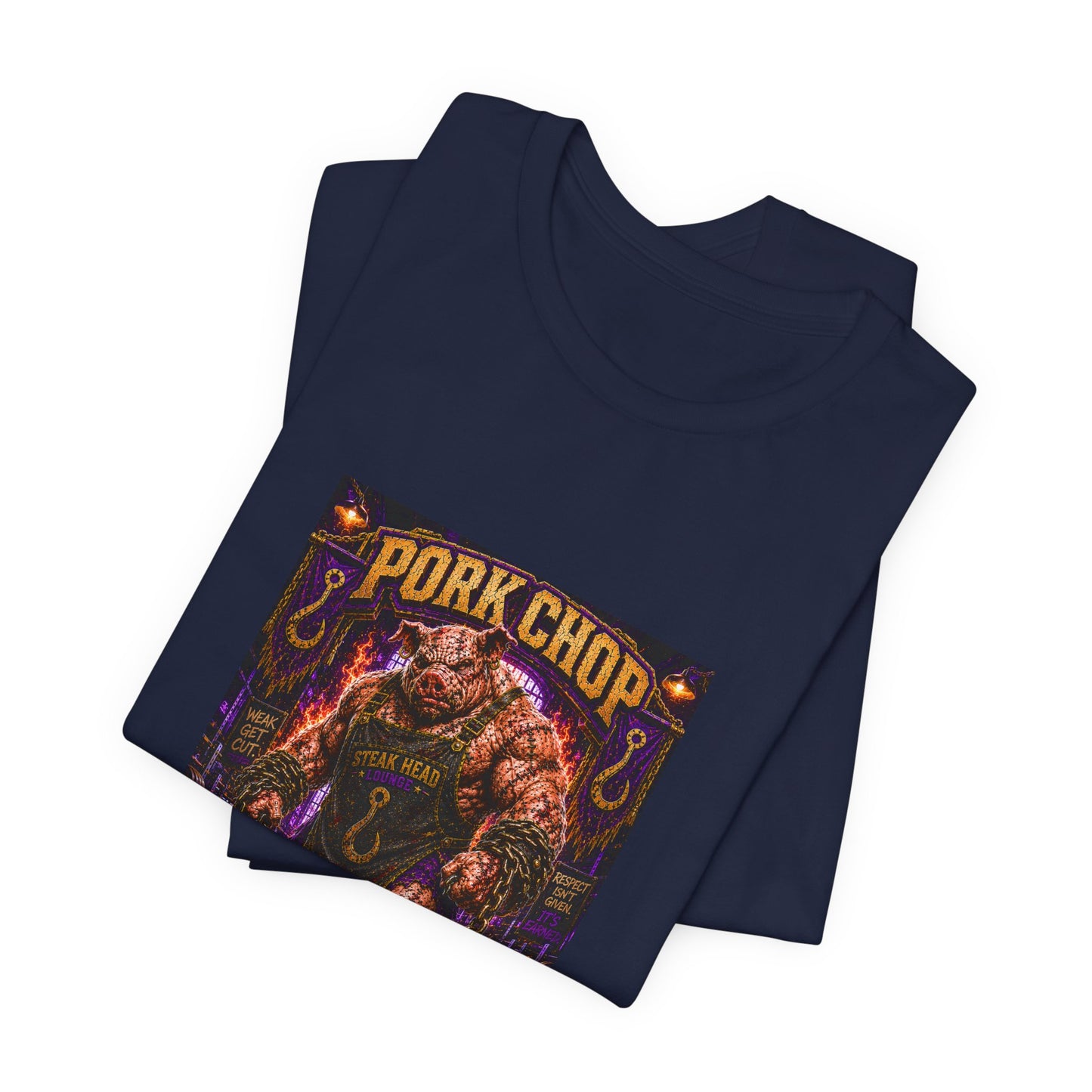 Pork Chop "Some Lessons Come in Pounds" - Graphic Tee