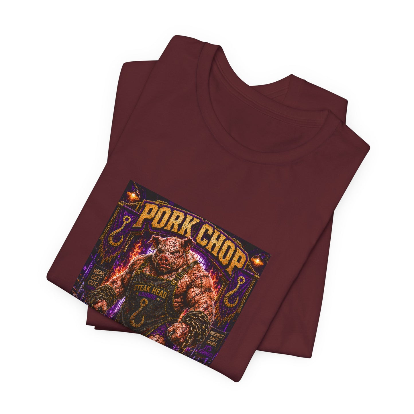 Pork Chop "Some Lessons Come in Pounds" - Graphic Tee
