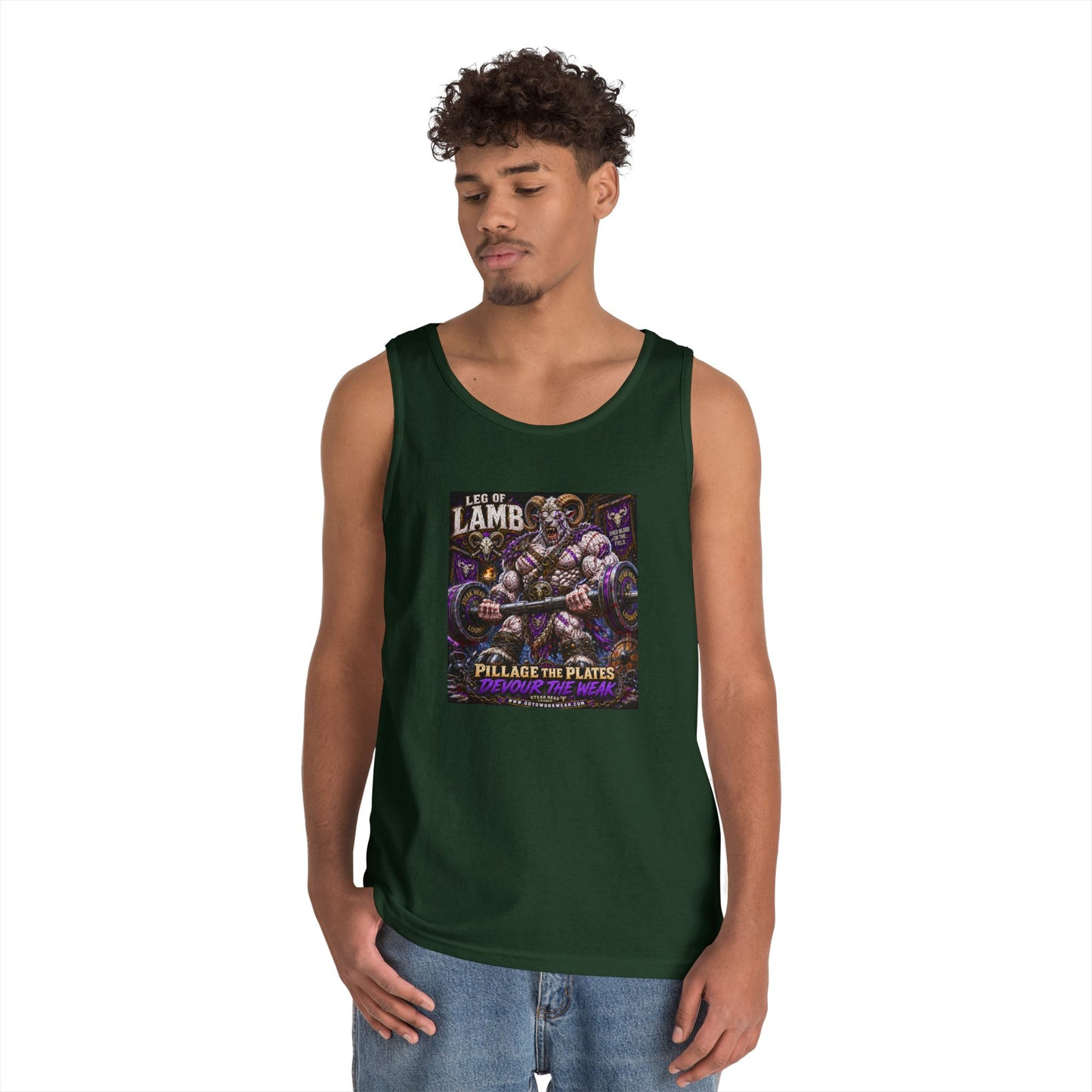 Leg of Lamb "Pillage the Plates - Devour the Weak" - Tank Top