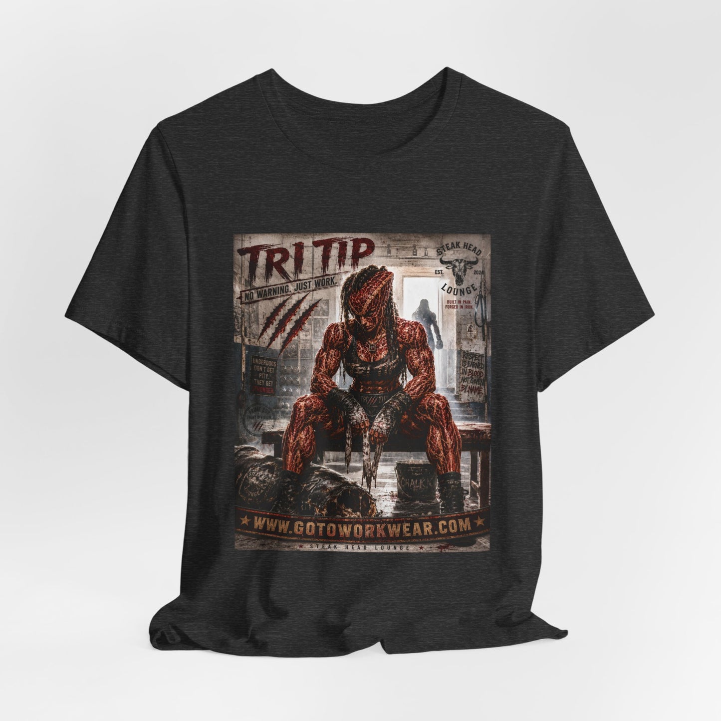 TRI TIP "No Warning. Just Work" - Graphic Tee