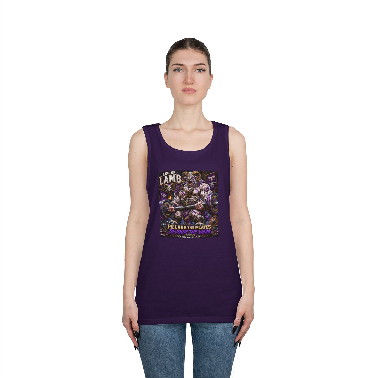 Leg of Lamb "Pillage the Plates - Devour the Weak" - Tank Top