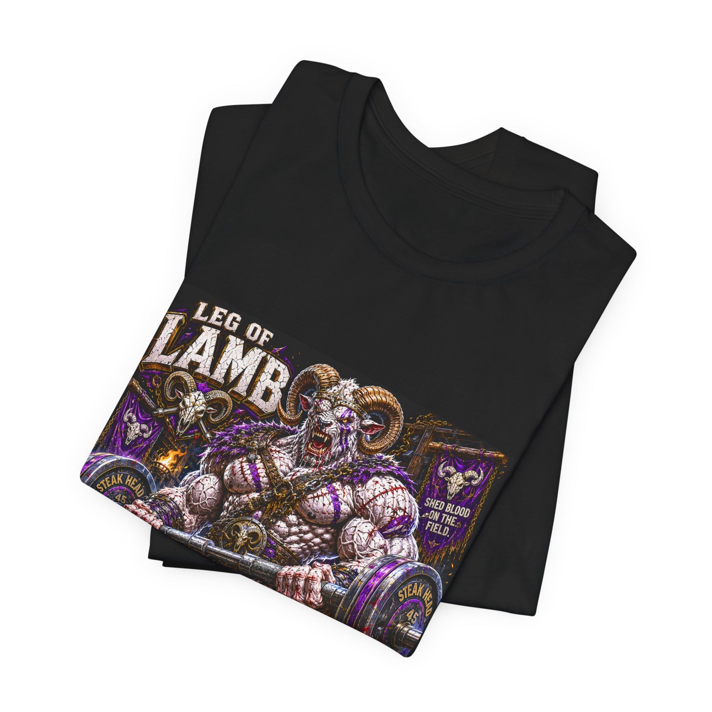 Leg of Lamb "Pillage the Plates, Devour the Weak" - Graphic Shirt Tee