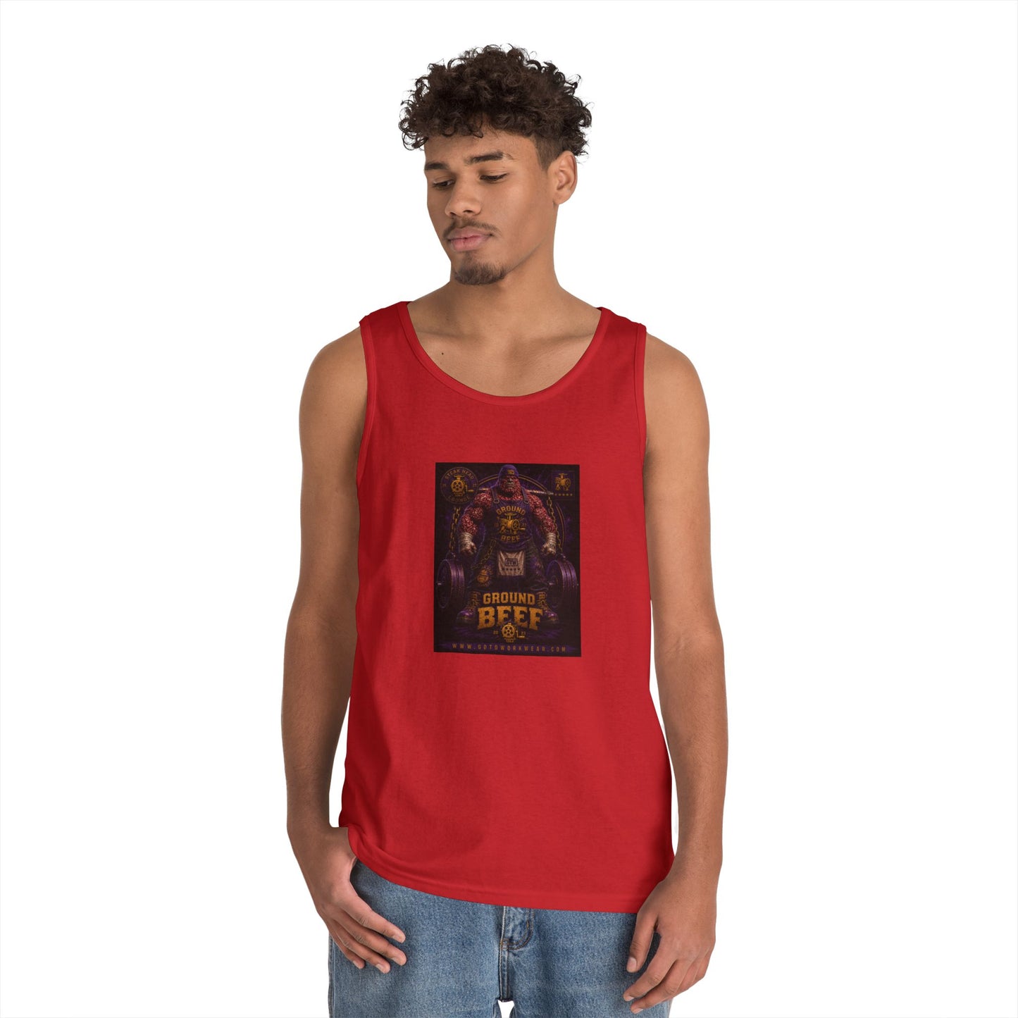 Ground Beef "Grinder Built Gains" - Tank Top