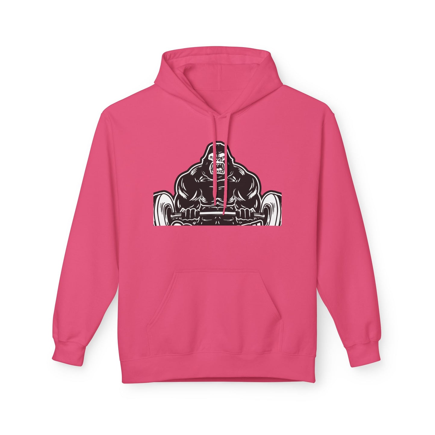 Muscle Tee Hoodie - Unisex Fleece, Gym Wear, Fitness Sweatshirt, Stylish Hoodie, Gift for Gym Lovers