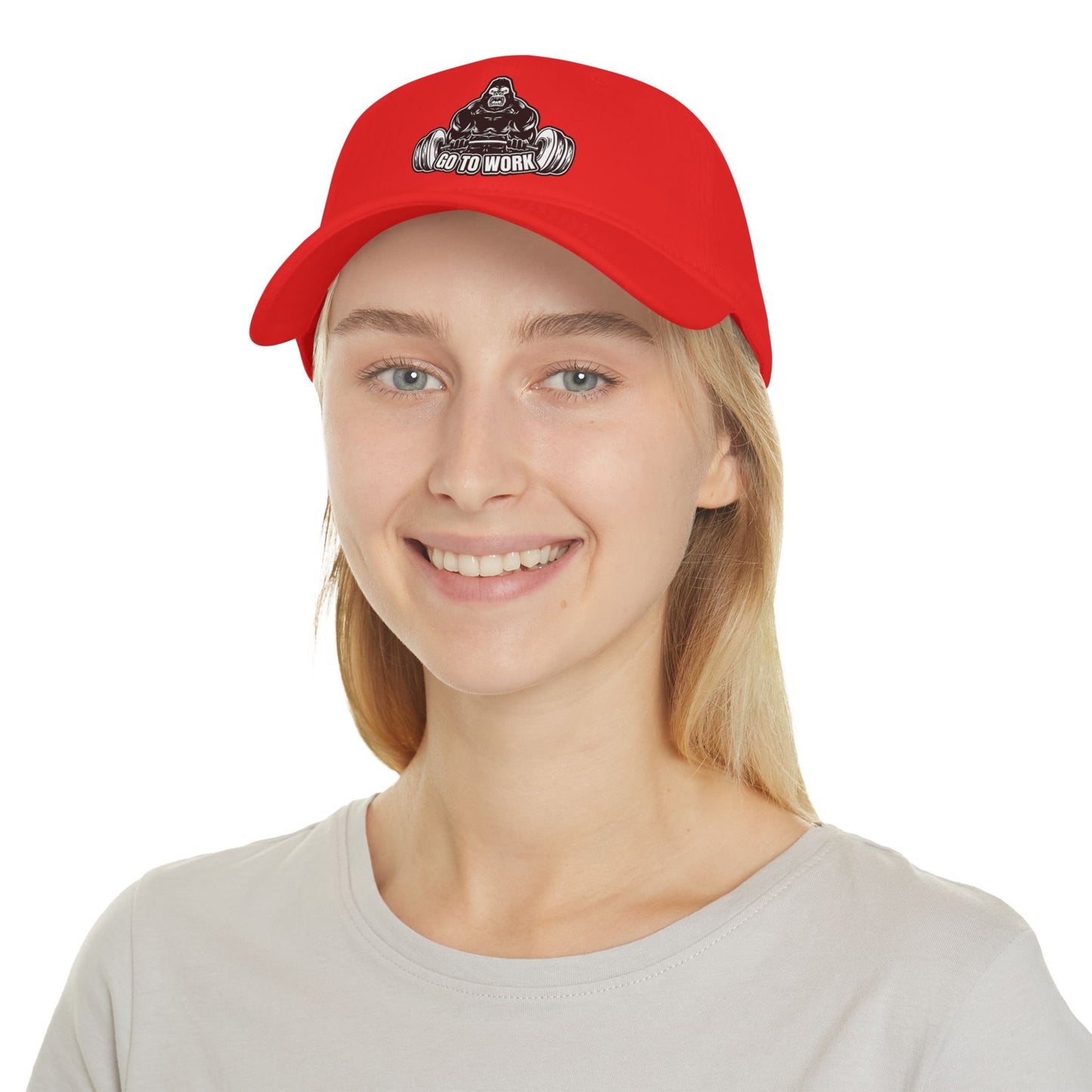 Motivational Gym Cap | Fitness Lover's Gift, Workout Hat, Sports Apparel, Casual Style, Gorilla Graphic Design