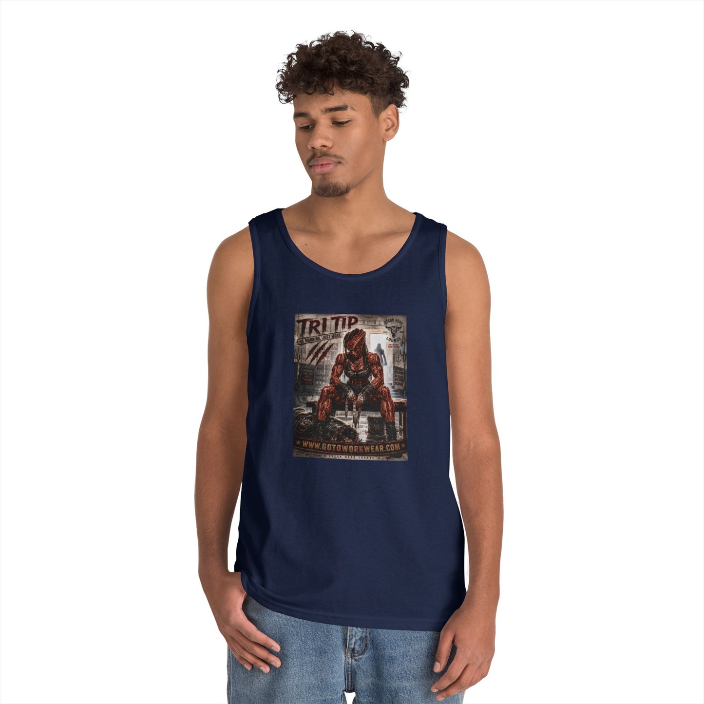 Tri Tip "No Warning. Just Work" - Tank Top