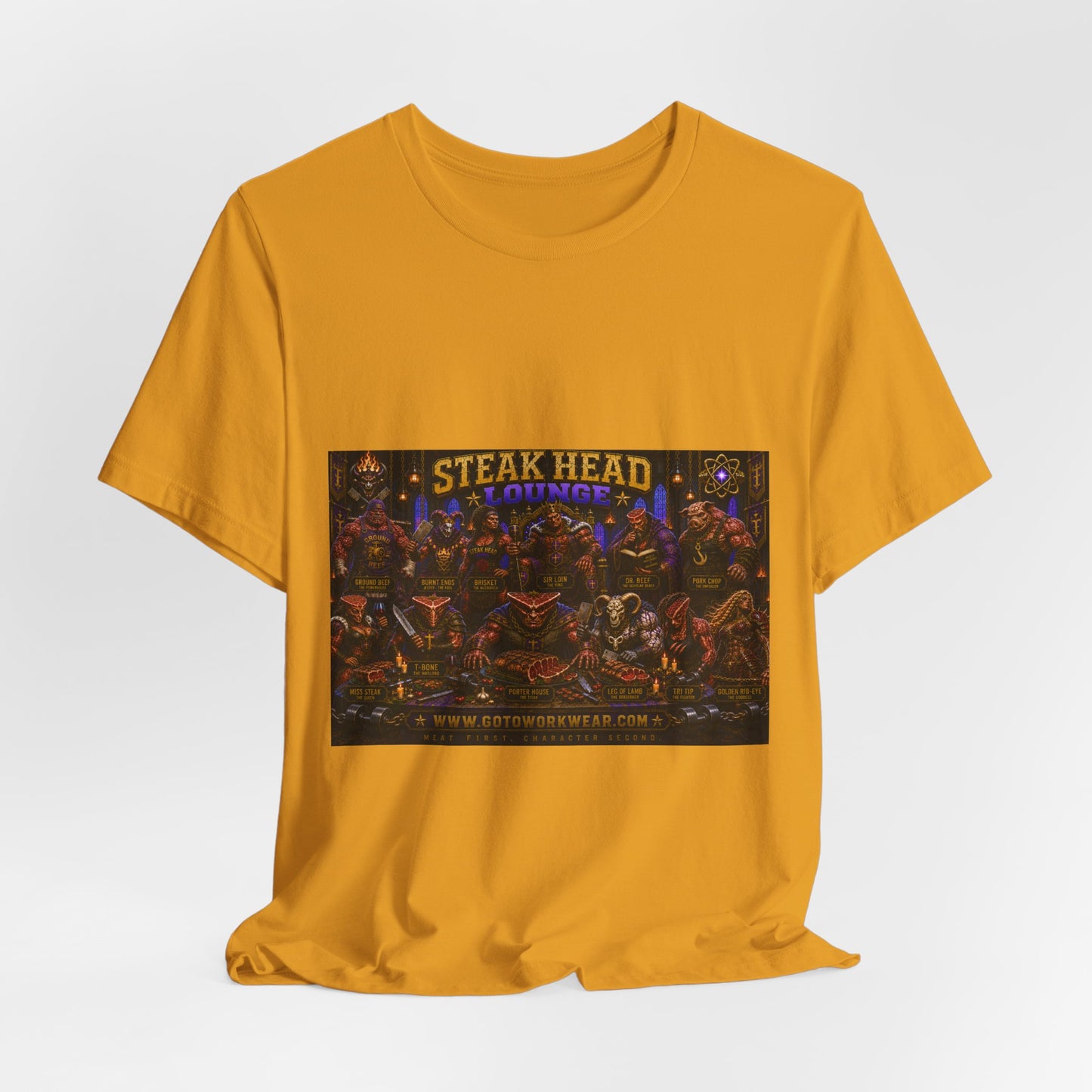 Steak Head Lounge ALL - "The strongest thing in the gym is not muscle—  It is the decision to return tomorrow." - Graphic Tee