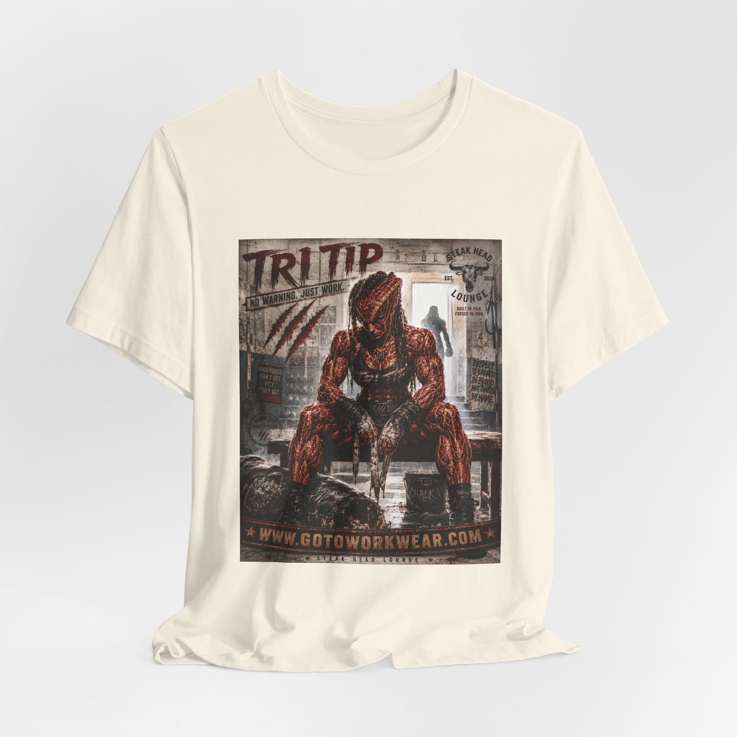 TRI TIP "No Warning. Just Work" - Graphic Tee
