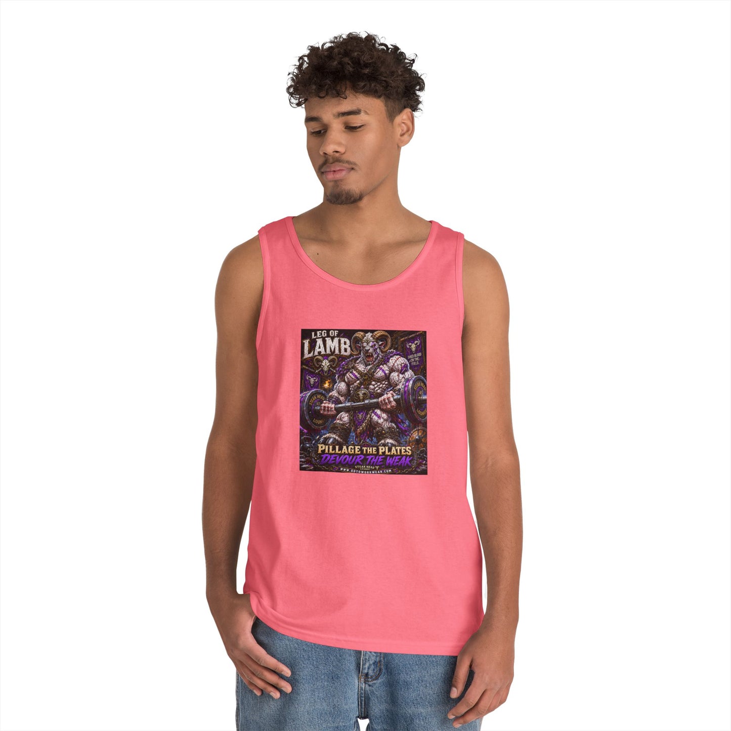 Leg of Lamb "Pillage the Plates - Devour the Weak" - Tank Top