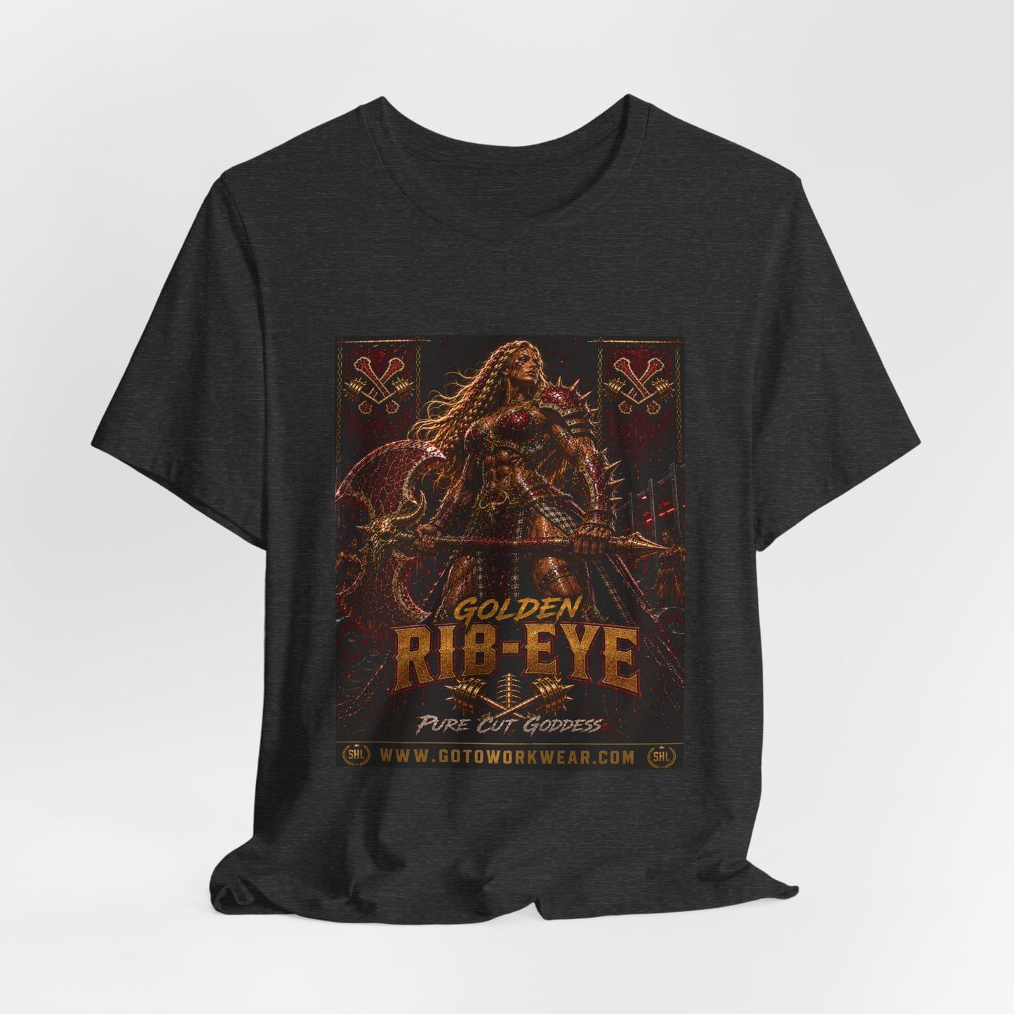 Golden Rib-Eye "Pure Cut Goddess" - Graphic Tee