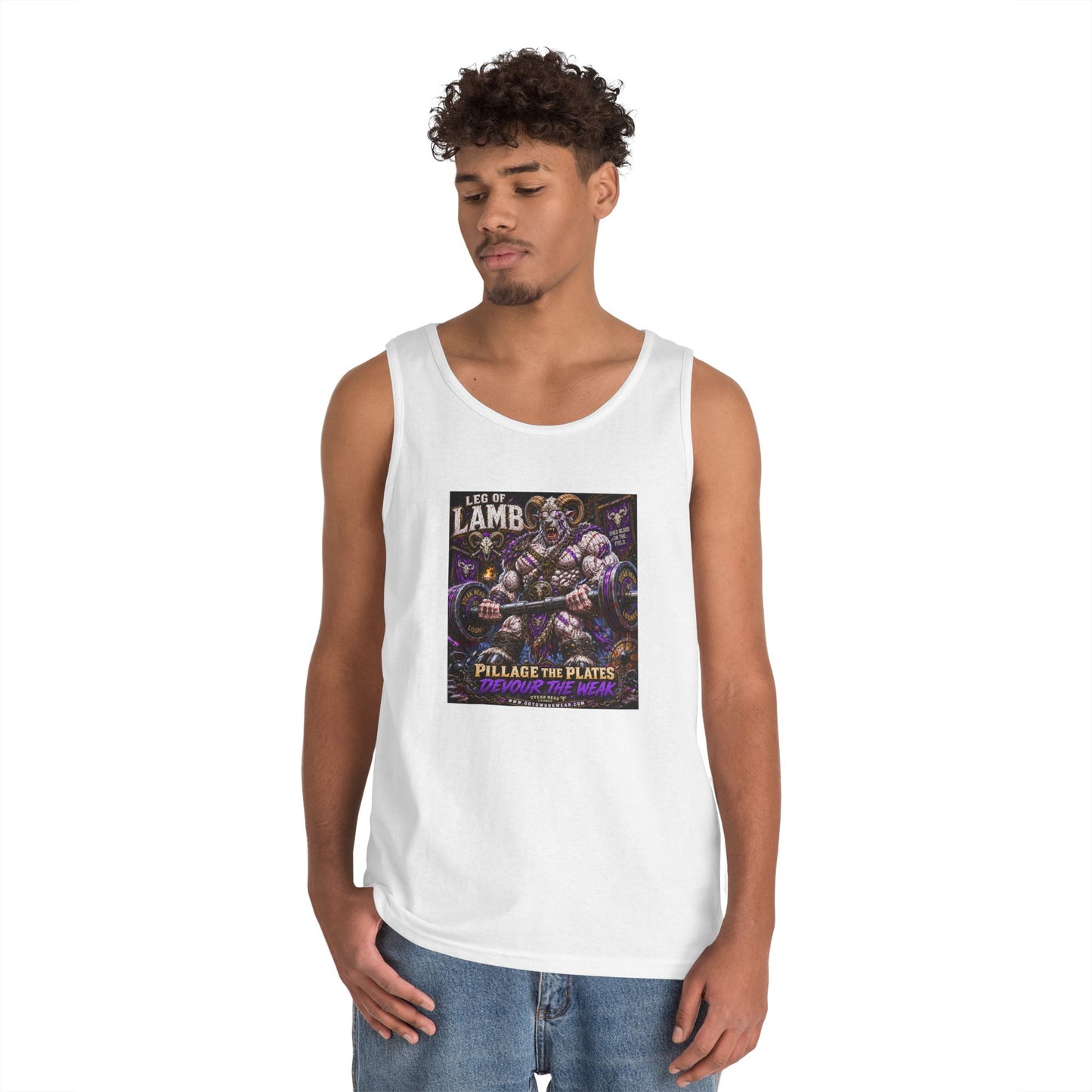 Leg of Lamb "Pillage the Plates - Devour the Weak" - Tank Top
