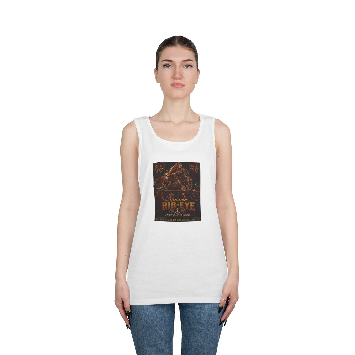 GOLDEN RIB-EYE “Pure Cut Goddess” - Tank Top
