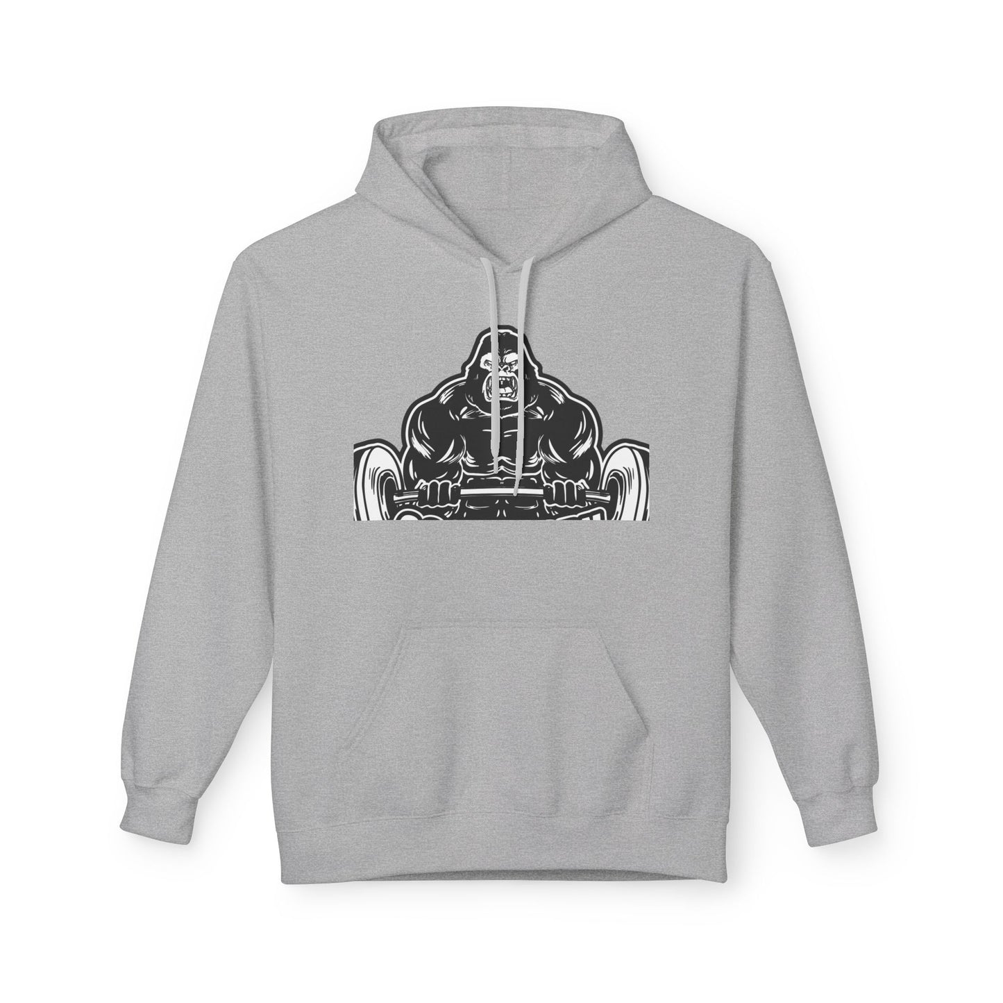 Muscle Tee Hoodie - Unisex Fleece, Gym Wear, Fitness Sweatshirt, Stylish Hoodie, Gift for Gym Lovers