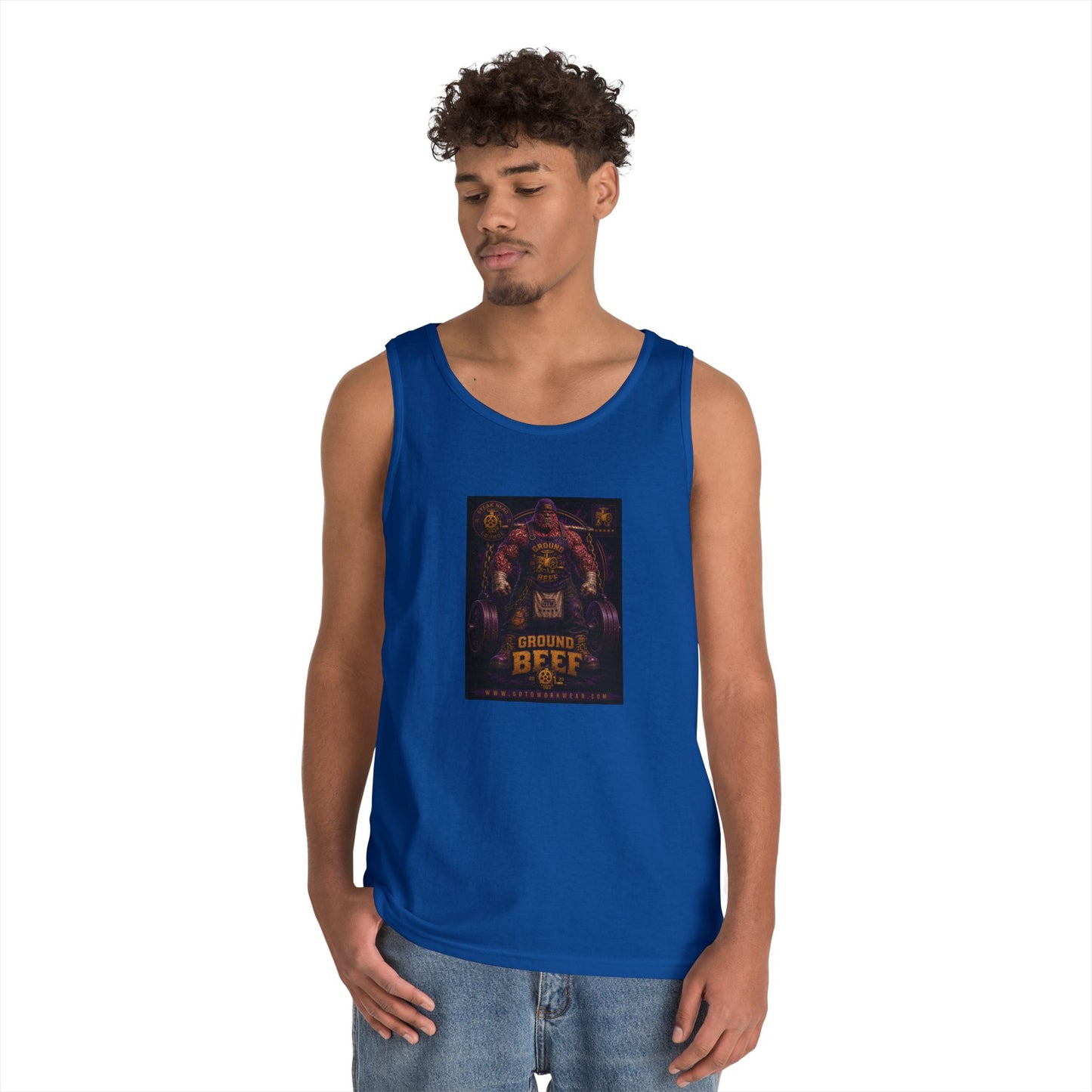 Ground Beef "Grinder Built Gains" - Tank Top